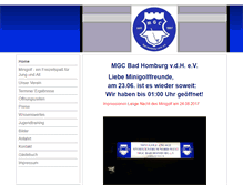 Tablet Screenshot of mgc-badhomburg.de